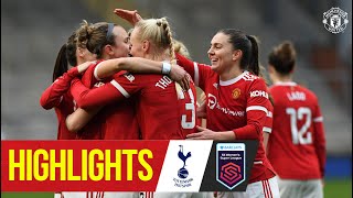 FA Women's Super League | Manchester United 3-0 Tottenham Hotspur | Highlights