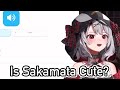 chloe asks viewers if she s cute and then get embarrassed【sakamata chloe】