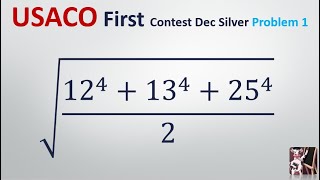 USACO Silver December First Contest 2024 2023 2022 Problems 1 Solutions Course Walkthrough Training