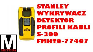 Wykrywacz przewodów profili metali STANLEY. Mały TEST detektora. METODA