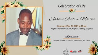 Celebrating the life of Adrian Andrew Martin