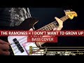 Ramones - I don't want to grow up / bass cover / playalong with TAB