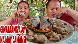 GINATAANG ALOY NA MAY CAMANSI #food #cooking #lutongbahayrecipe #lutongpinoyrecipe #pinoyfood