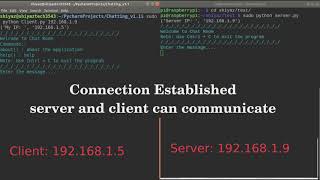 Chatting Application using Sockets in Python with Raspberry Pi