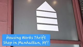Shopping at Housing Works Thrift Shop on E 23rd St, Gramercy Park, Manhattan, NY