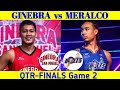 PBA LIVE : BRGY. GINEBRA vs MERALCO I LIVE SCORES & PLAYERS STATATISTICS