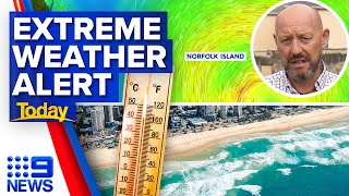 Norfolk Island spared of cyclone damage, Queensland’s hottest day of the year | 9 News Australia