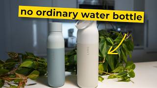 the BEST water bottle for the cleanest water: LARQ Purevis double filtration bottle