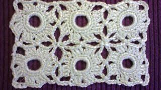 Красивый маленький мотив крючком.  Beautiful little crochet motif