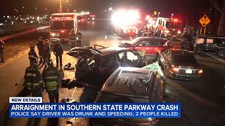Driver arraigned in double fatal Southern State Parkway crash