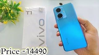 Vivo T1 44W 4G Unboxing \u0026 Review 😍 T1 44W Charger || Amoled Display, Snapdragon 680 || Budget king 👑