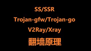 【翻墙原理】SS/SSR Trojan-gw/Trojan-go V2Ray/Xray 如何选择？