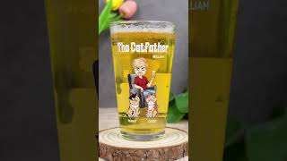 The Cat Father | Personalized Beer Glass