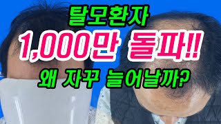 [모발이식] 탈모인구 1,000만 돌파!왜 자꾸 늘어날까?Hairloss population exceeded 10million! Why does it keep increasing?