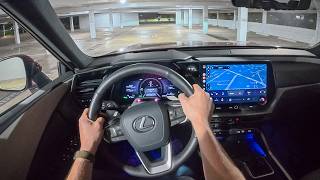 2026 Lexus TX 550h+ Luxury - POV Night Drive (Binaural Audio)
