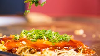 Hiroshima-Style Okonomiyaki Cooking Class at Okosta Studio