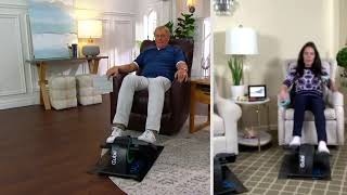 Cubii Jr. Compact Seated Elliptical with Monitor & Nonslip Mat on QVC