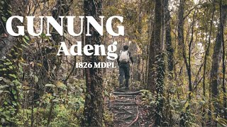 Pendakian gunung Adeng (via blooms garden )