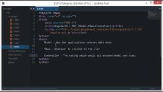 AngularJS Tutorial 8 Introduction To Model View Controller MVC