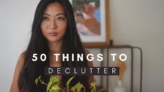 50 Things to Declutter | Easy Decluttering Ideas