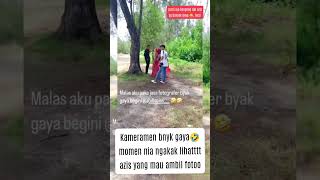 MOMEN AZIS LAGI BELAJAR MENJADI KAMERAMEN #beritaartis #abdulazis #putriisnari #lucu