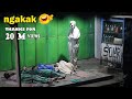 ngakak 🤣 Prank Pocong bocil lagi tidur sampe kocar kacir