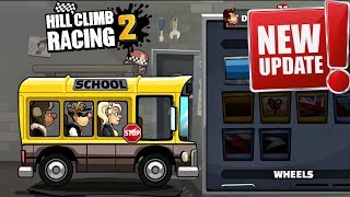 Hill Climb Racing 2 - New Paint Bus Bundle ( School Bodykit ) : New Desert and Interstate Cup