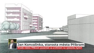 Prodá město Příbram pozemek za archivem na výstavbu bytů