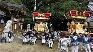 令和元年　八雲神社（久留美）昼宮　境内練り～宮出