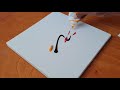 very easy abstract painting demonstration for beginners in acrylics daily art therapy day 0105