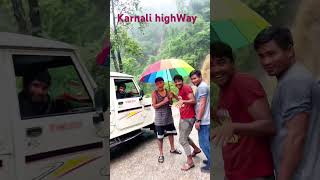 KarnaLi rajmaRga highwaY #rain #river #viral #highway