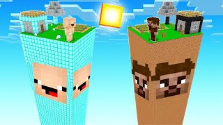 ZENGİN KULE VS FAKİR KULE 😱 - Minecraft