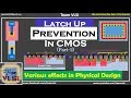 Latch-up prevention in CMOS | Various techniques for latch-up prevention | Issues in Physical design