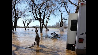 Woodson Bridge RV Park Flood March 2023