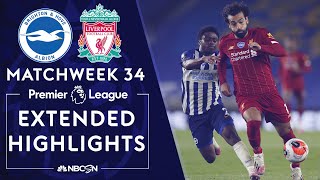 Brighton v. Liverpool | PREMIER LEAGUE HIGHLIGHTS | 7/8/2020 | NBC Sports