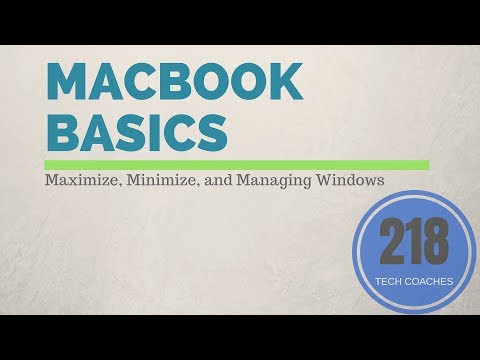 Macbook Basics: Window Management Macbook Basics: Window Management