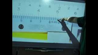 Use a fine-adjusting Vernier caliper (Metric)