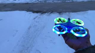 Dwi Dowellin D6 LED Drone - Crash Proof LED Drone(Unboxing \u0026 Flight Review)