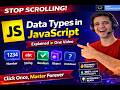 JavaScript Data Types in One Video Complete Guide - ChiPi Technologies