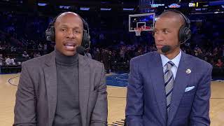 Ray Allen & Reggie Miller At MSG For Stephen Curry's Historic Game 🙏 | TNT Pregame Interview