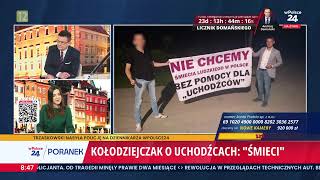 Kołodziejczak o uchodźcach: \