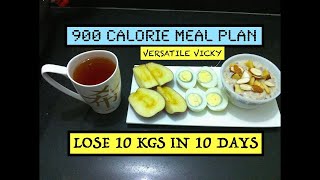 Egg Diet For Weight Loss | 900 Calorie Diet To Lose 10Kg In 10 Days | Egg Diet By Versatile Vicky
