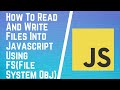 Node JS Tutorial - Reading & Writing Files (fs) | NodeJS FileSystem: Read Files Using fs.readFile()