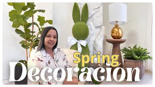 DECORATING MY LIVING ROOM FOR SPRING! EASTER #spring #decor