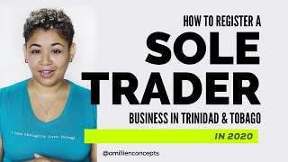 Steps to Register a Sole Trader Business in Trinidad \u0026 Tobago [in 2020]