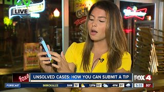 Unsolved cases: How you can submit a tip anonymously