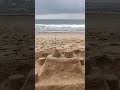 how to build sand castle in goa sandcastles travelvideos beachlife beach castle