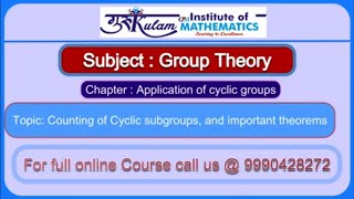 Application of finite cyclic Group