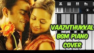 Vaazhthukkal Movie | BGM | Piano Cover | Yuvan Shankar Raja | Swaminathan