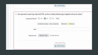 Q-Inspection: Filling Out An Inspection Form
